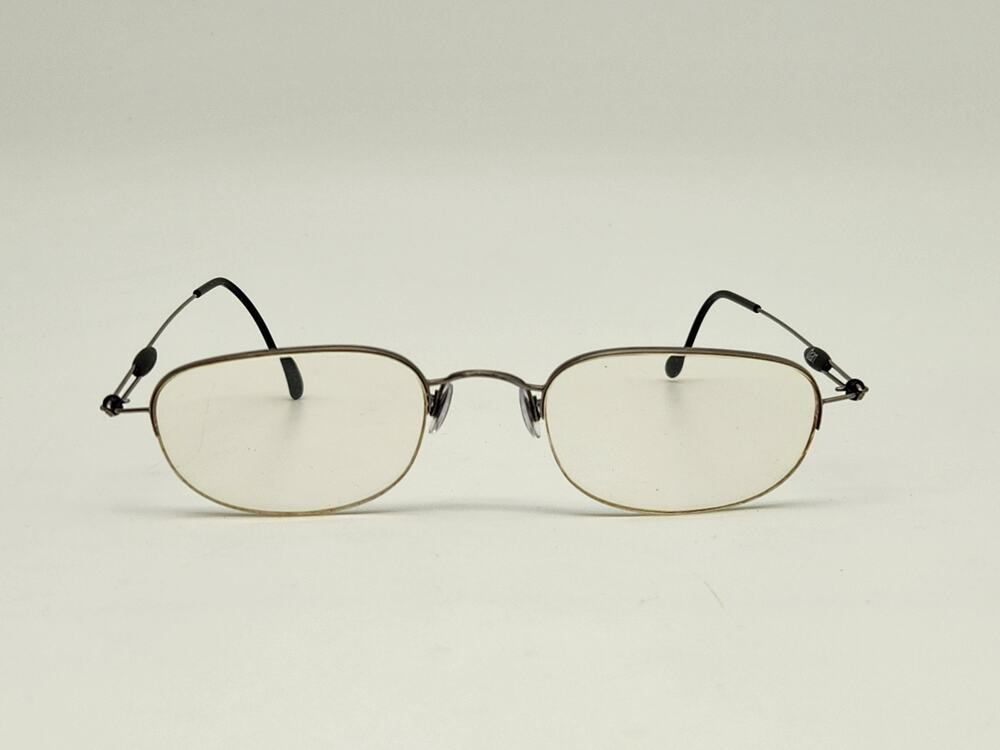 Silhouette Small Eyeglasses Titan Gunmetal Half Rim Frame Only Austria